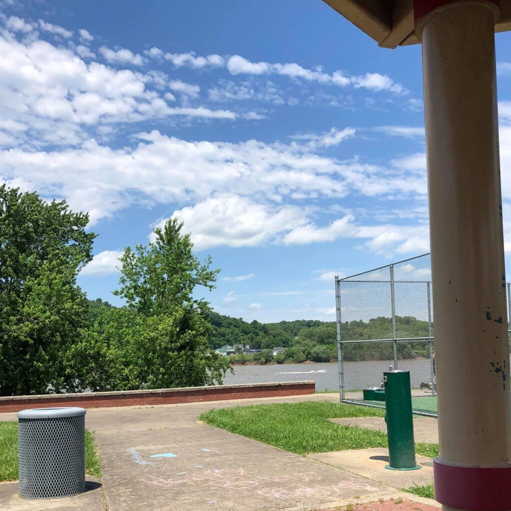 View of the Ohio River from McClelland Park